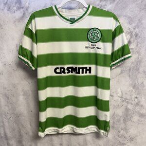 Score Draw Celtic Football Club Jersey Small Green White Soccer Retro